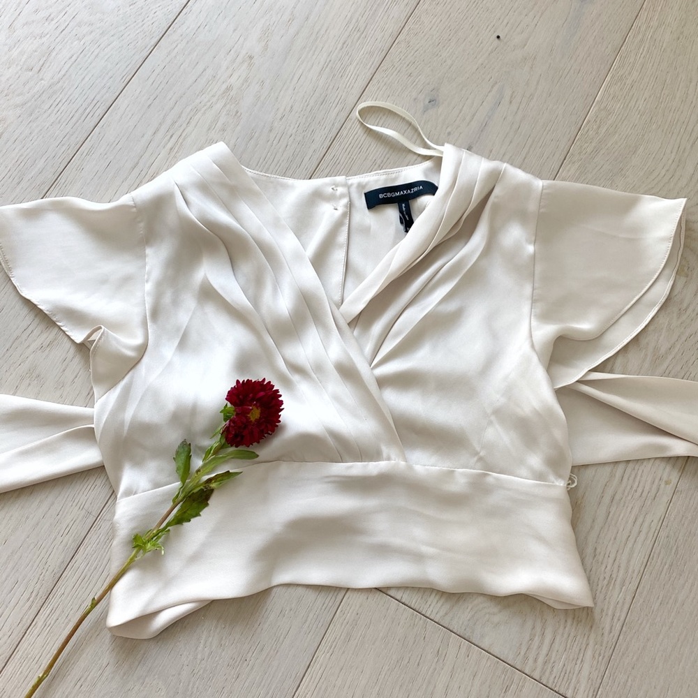 Gold Crop Top from BCBG